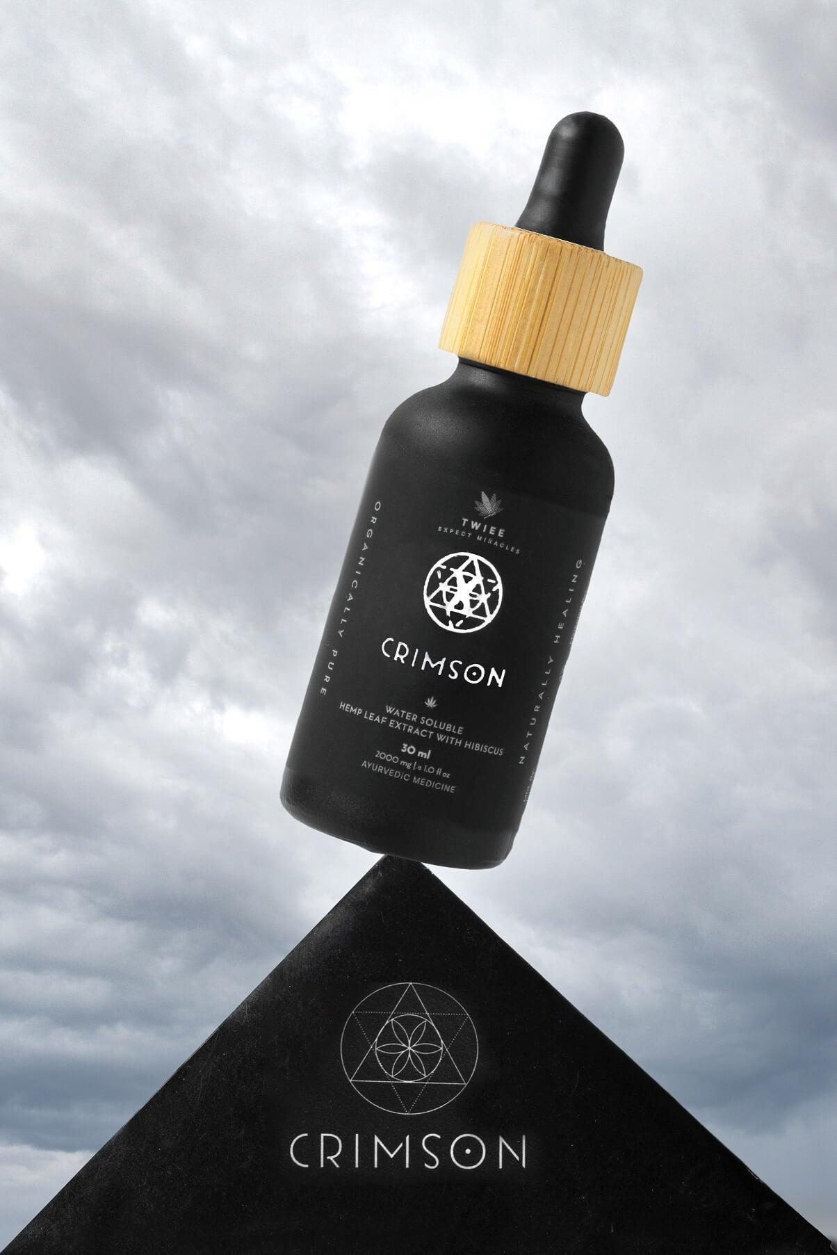 Twiee Crimson- Pure CBD Oil Tincture - Hibiscus- 30 ml.