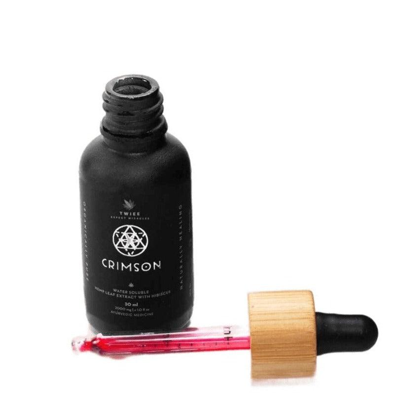 Twiee Crimson- Hibiscus- 30 mlCBD Oil TincturesTwiee Hibiscus Tea - Crimson |  CBD Store India