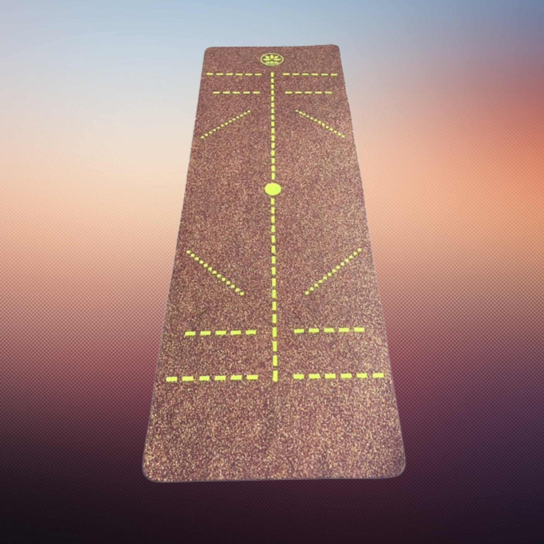 Uurja Naturals - Smooth Surface Grip Yoga Mat with Anti-Slip Cushion BaseYoga MatUUrja Yoga Mat | 100% Cotton Yoga Mat with Anti Slip Rubber Base