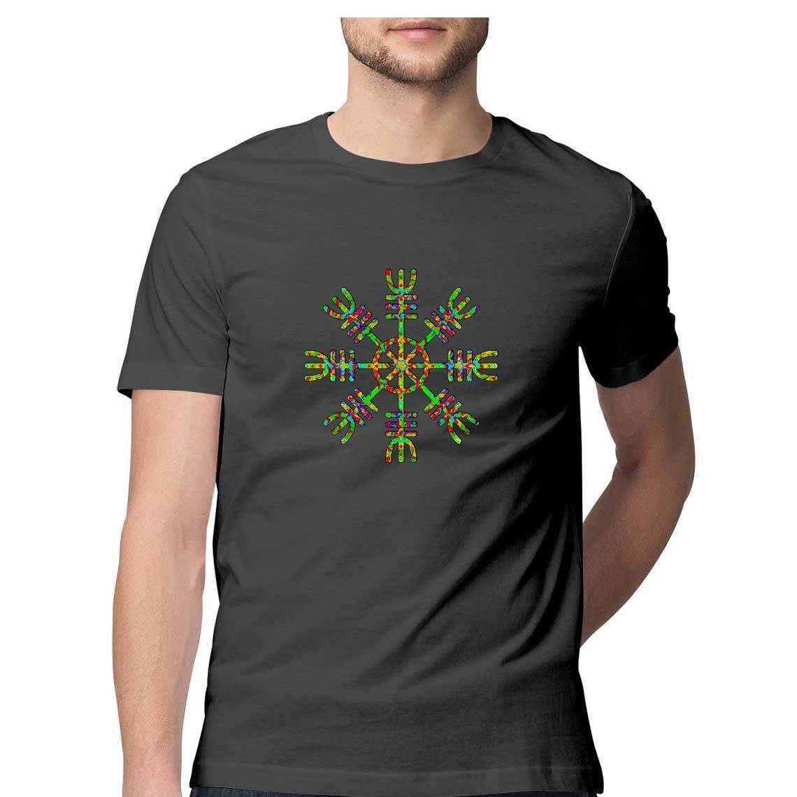 Viking's Compass Men's Graphic T-Shirt.