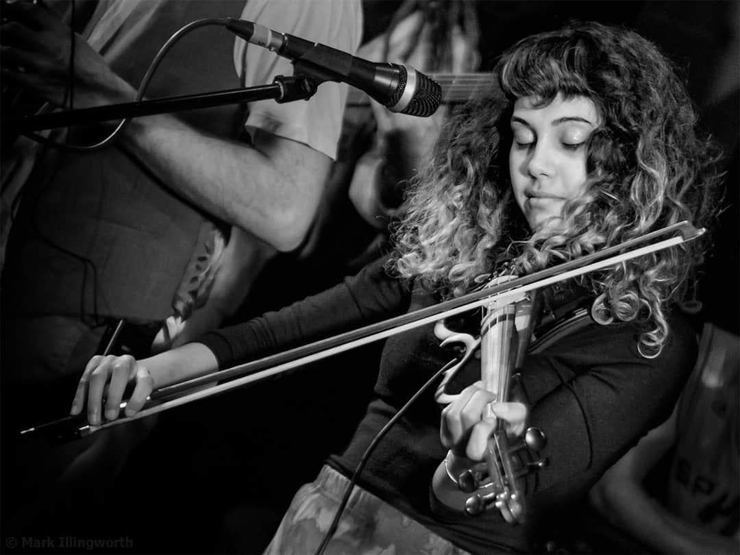 Violin lessons with Tamara Kazziha.