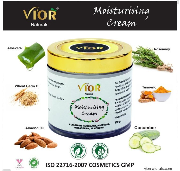 Vior Naturals - Deep Moisturising and Brightening Cream - CBD Store India