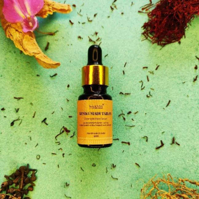Waanya Kumkumadi Tailam | Overnight Face SerumSkin CareWaanya Kumkumadi Tailam| Overnight Face Serum | CBD Store India