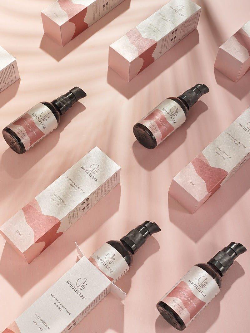 Wholeleaf- Muscle & Joint Pain Cannabis Rub Oil - 50ML (TOPICAL).