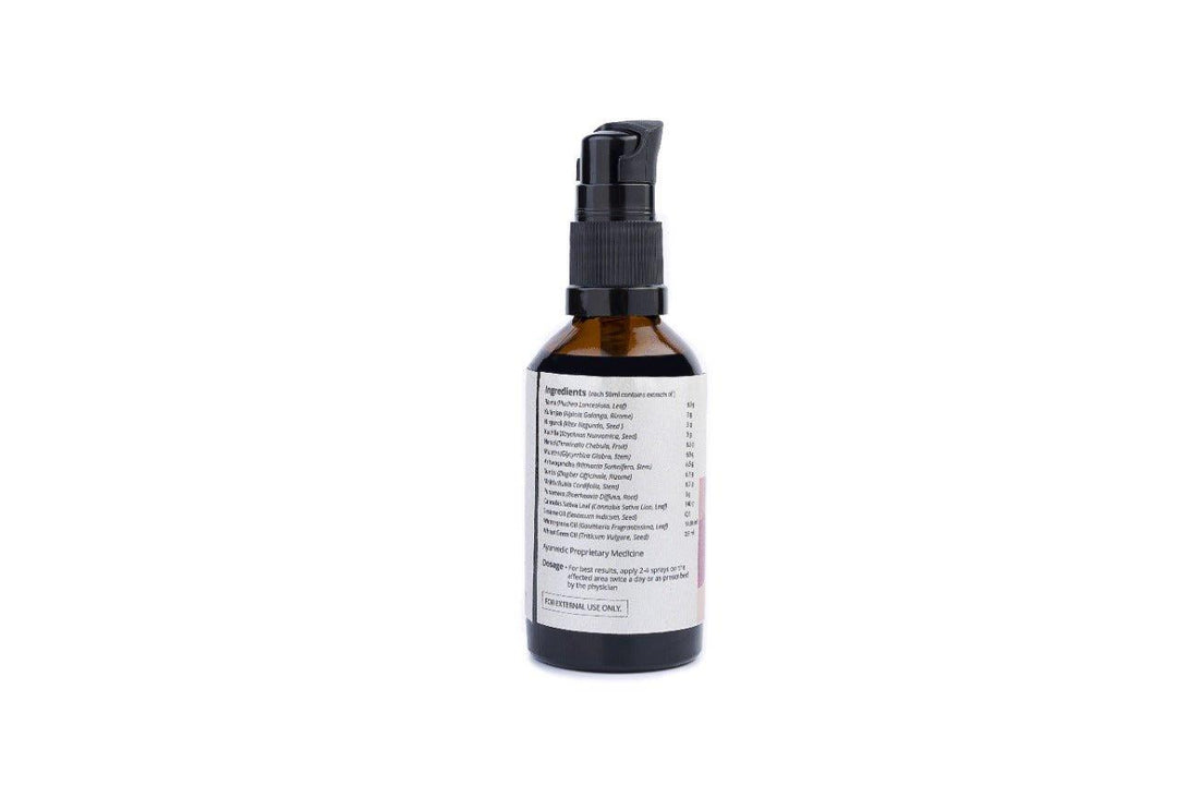 Wholeleaf- Muscle & Joint Pain Cannabis Rub Oil - 50ML (TOPICAL)CBD TopicalWholeleaf Muscle and Joint Pain Rub Oil | CBD Store India