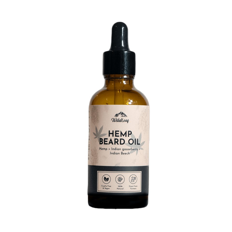 Wildleaf - Hemp Beard Oil For Men - CBD Store India