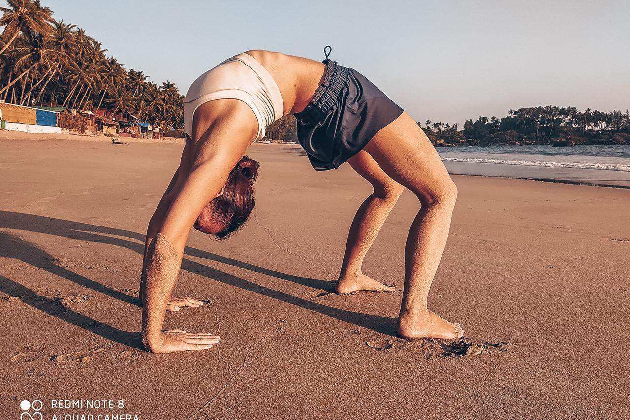 Yoga by the Beach with Valeryia. - CBD Store India