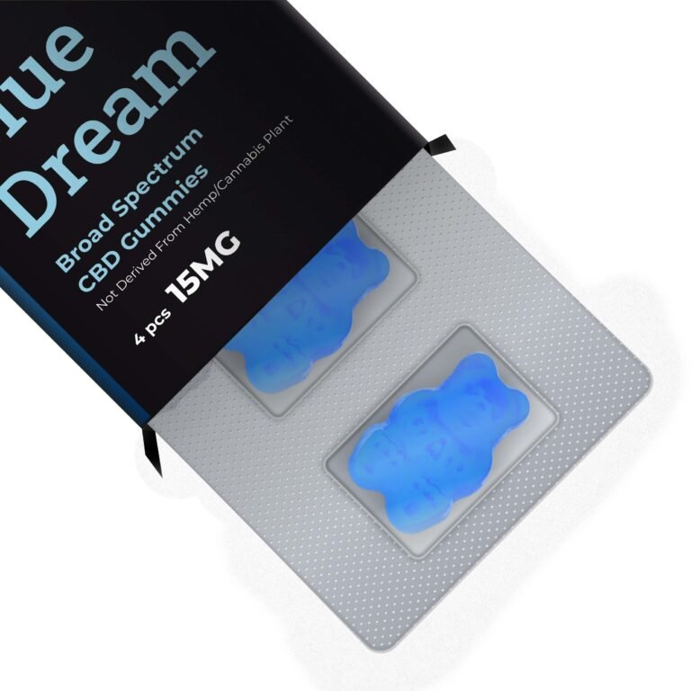 Zero CBD - Blue Dream Broad Spectrum CBD Gummies (4 Pcs) - CBD Store India
