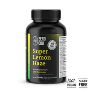 Zero CBD- Sugarfree Vegan Broad Spectrum CBD Gummies (25 Pcs) | Super Lemon Haze(375mg/875mg/1250mg) - CBD Store India