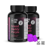 Zero CBD- sugarfree vegan Broad Spectrum CBD Gummies | Grand Daddy Purple(375mg/875mg/1250mg) - CBD Store India
