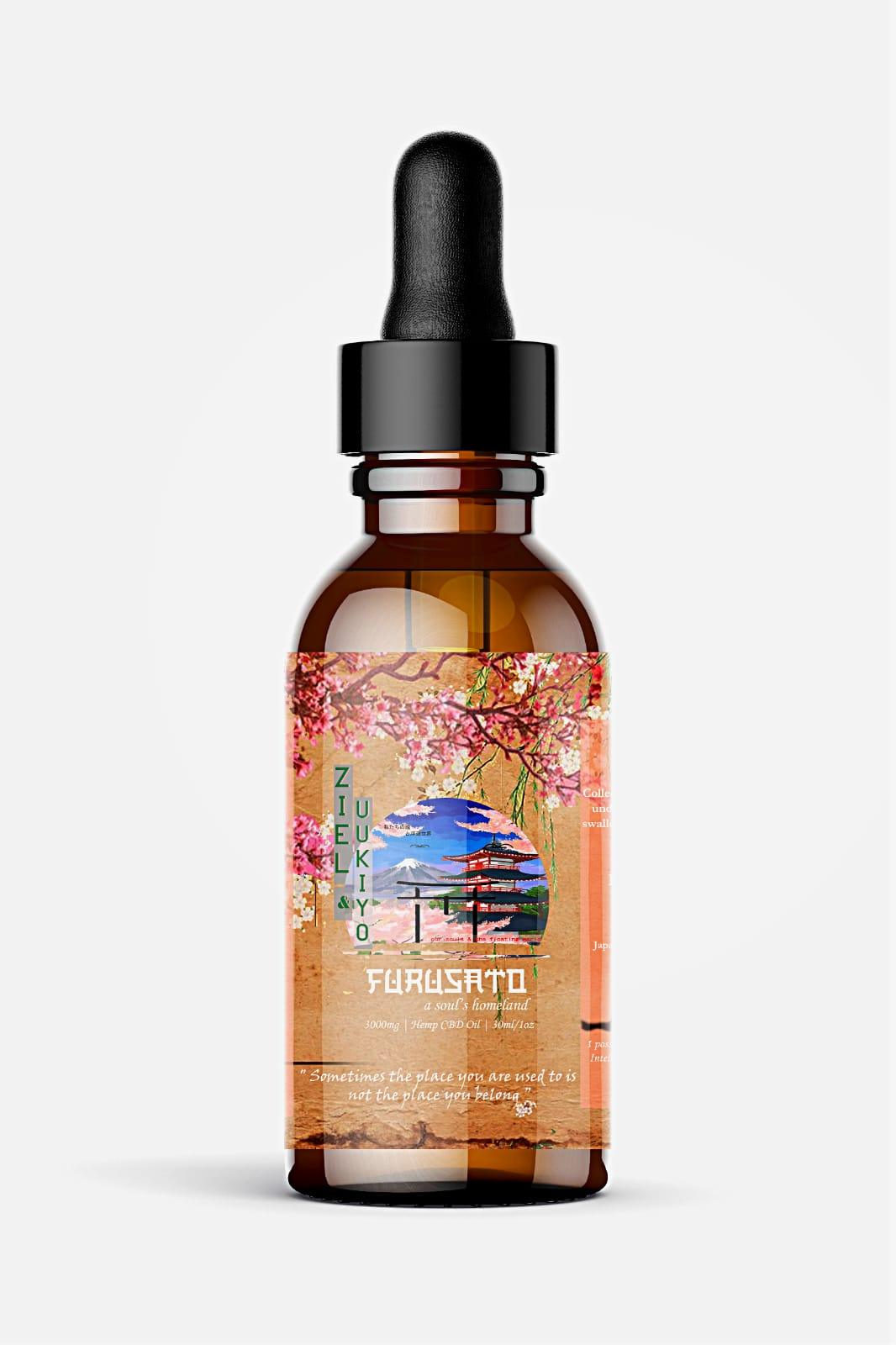 Ziel&Uukiyo FURUSATO - 3000mg Hemp CBD Oil medicine ZIEL&UUKIYO FURUSATO - CBD Store India