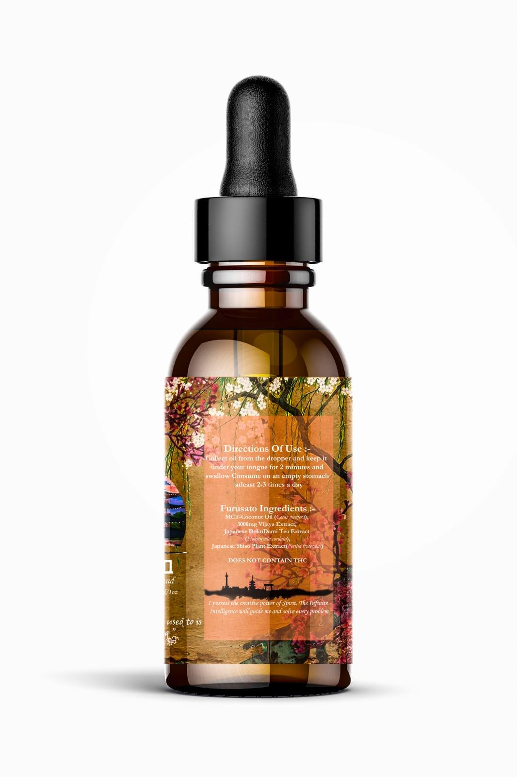 Ziel&Uukiyo FURUSATO - 3000mg Hemp CBD Oil medicine ZIEL&UUKIYO FURUSATO - CBD Store India