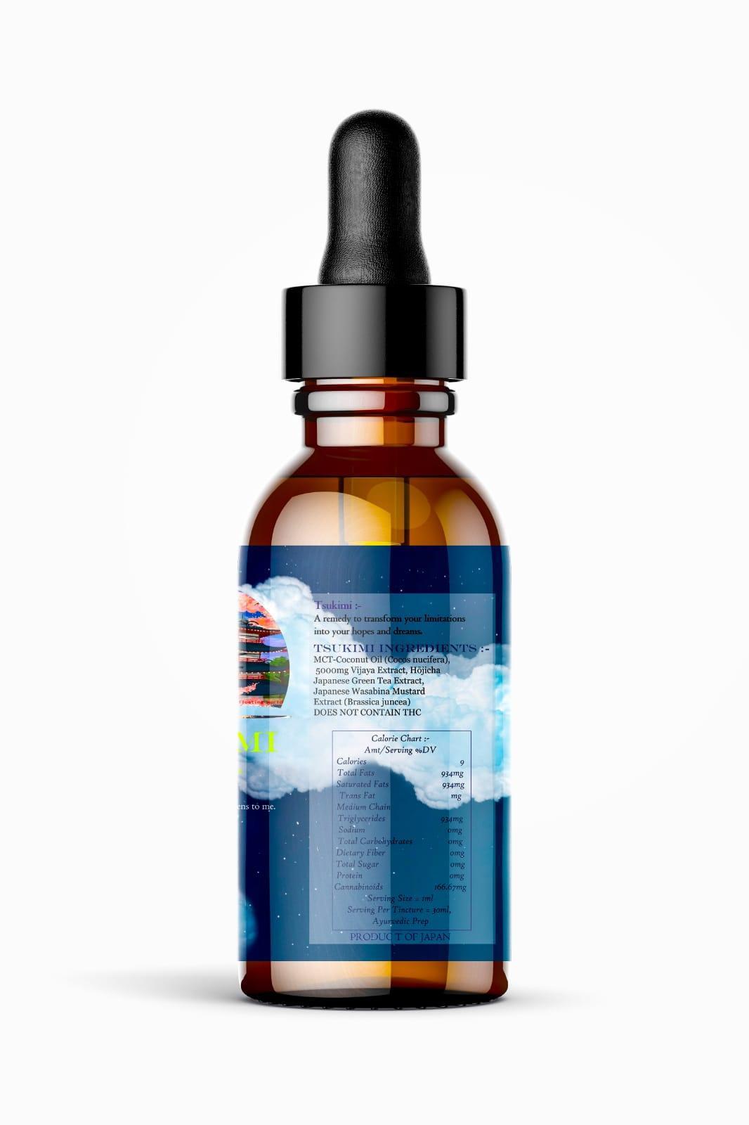 Ziel&Uukiyo TSUKIMI - 5000mg CBD Oil.