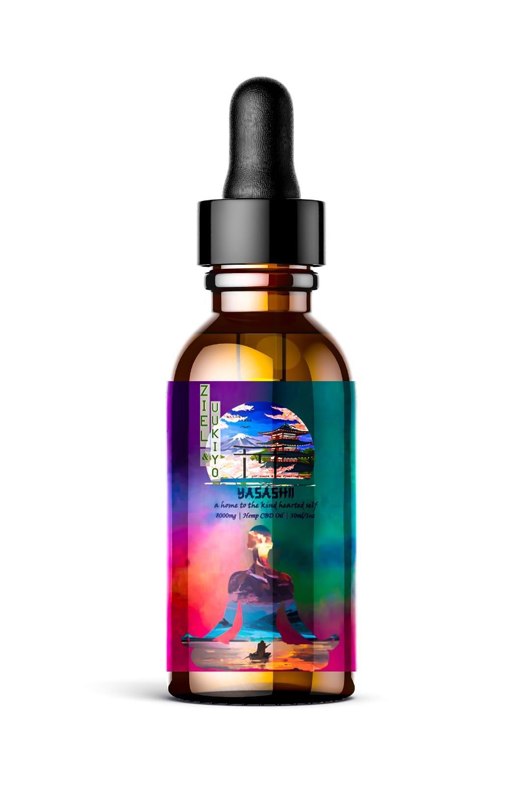 Ziel&Uukiyo YASASHII - 8000mg CBD Oil.